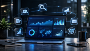 Digital Marketing Analytics Illustration